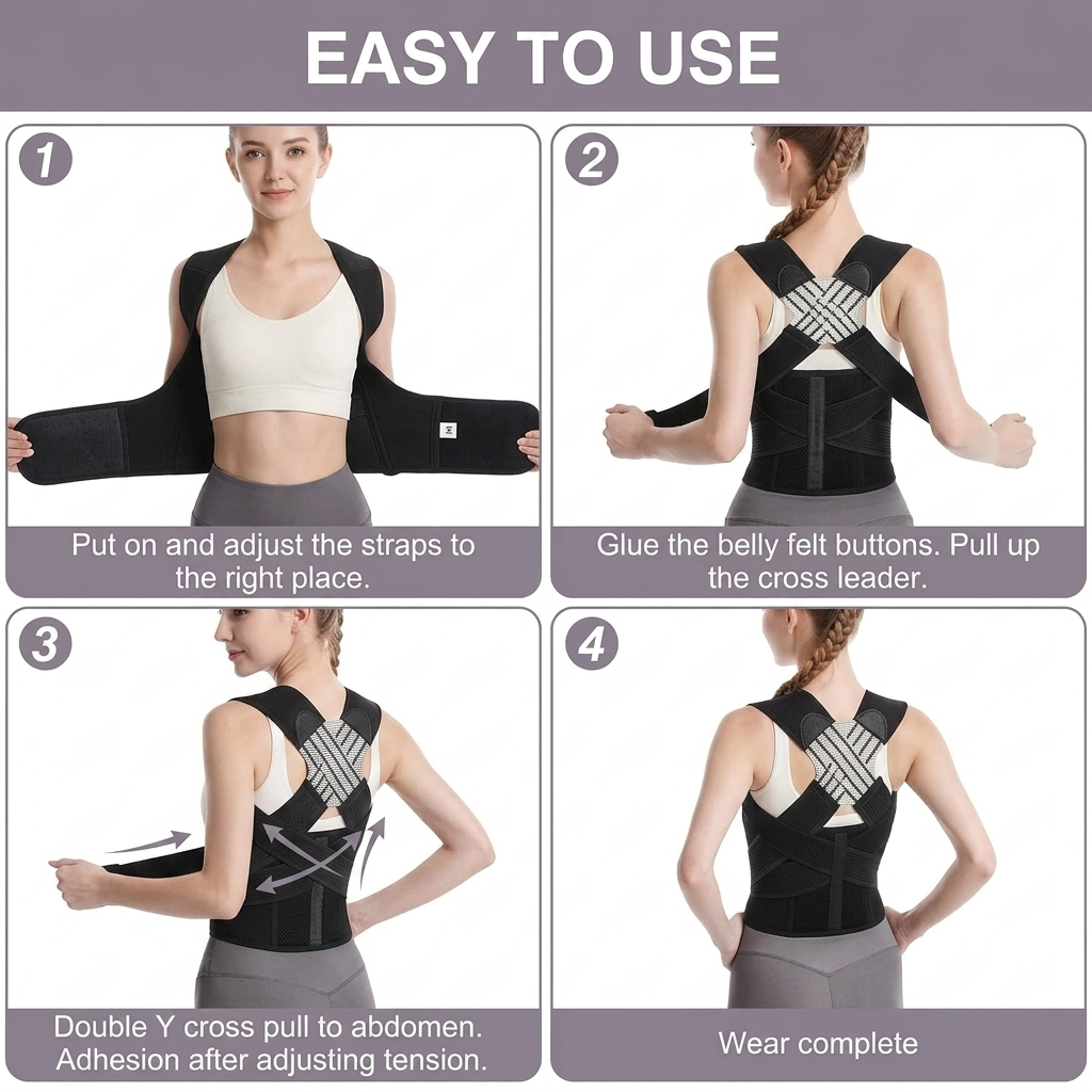 KineTrac | Anti-Hunch Kinetic Torso Harness for Elevating Natural Silhouette