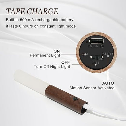 LumeStick | Cordless Auto-Activation Luminary Baton for Nighttime Guidance