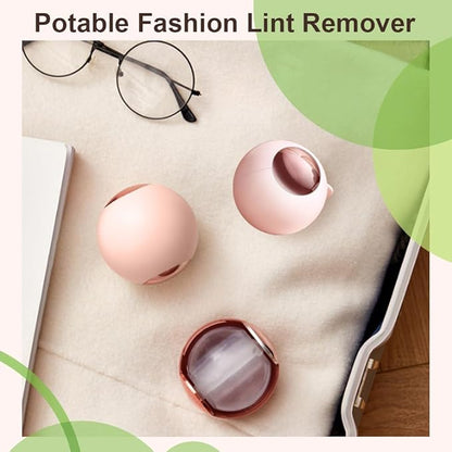 LintiBall reusable lint remover ball on fabric