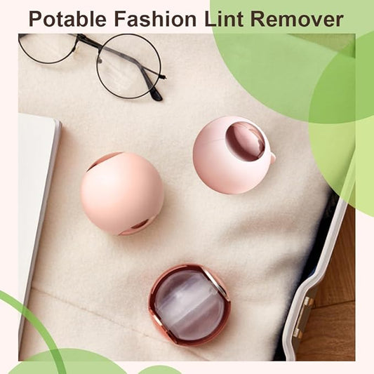 LintiBall reusable lint remover ball on fabric
