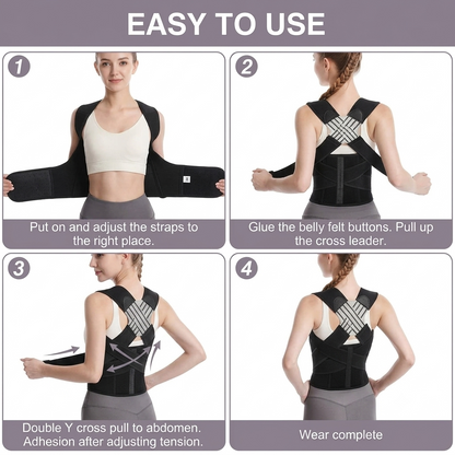 KineTrac | Anti-Hunch Kinetic Torso Harness for Elevating Natural Silhouette