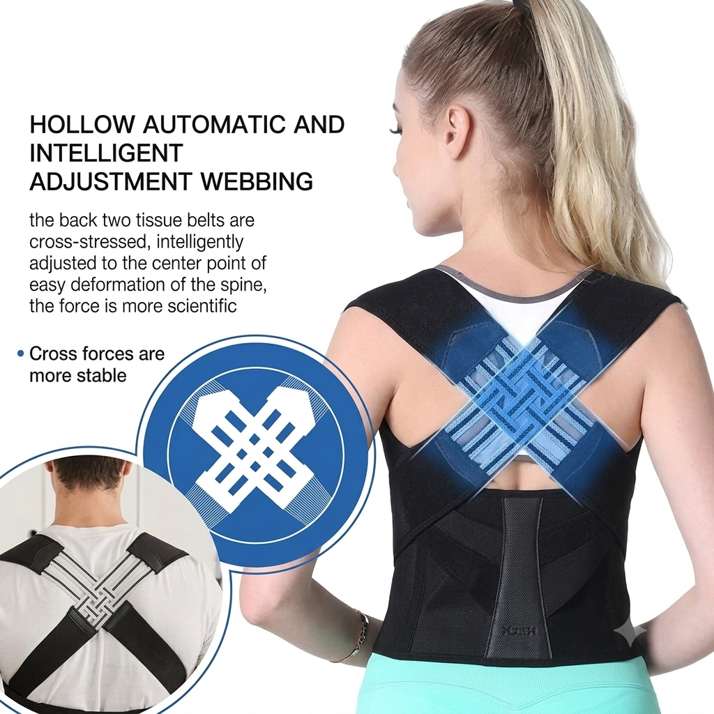 KineTrac | Anti-Hunch Kinetic Torso Harness for Elevating Natural Silhouette